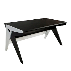 Стол Zaor Vision O Black/White