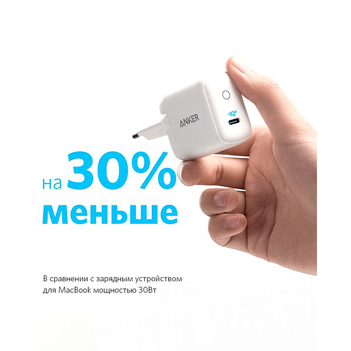 Сетевое зарядное устройство Anker PowerPort III Mini 30W White - рис.2