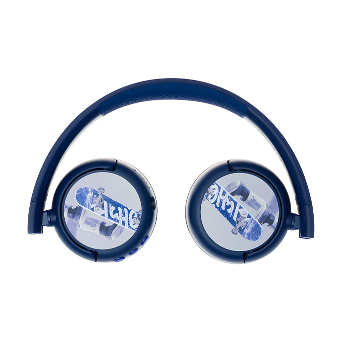 Беспроводные наушники Onanoff BuddyPhones POP Fun Blue - рис.2