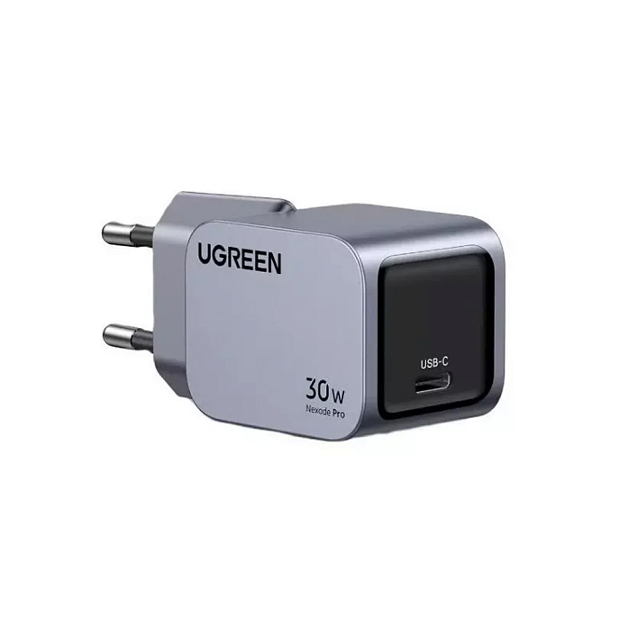 Сетевое зарядное устройство Ugreen X703 30W PD GaN Grey - рис.0