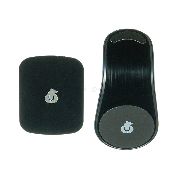 Автомобильный держатель для телефона uBear Unit Air Vent Magnetic Car Mount Black - рис.1