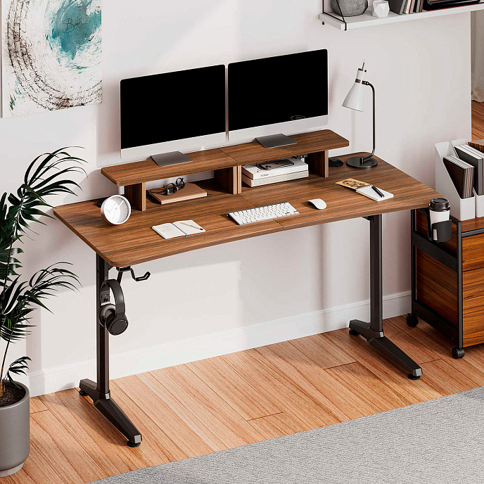 Компьютерный стол EUREKA GIP 60 Walnut - рис.7