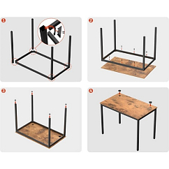 Компьютерный стол EUREKA ERK-CD-039VP Vintage Brown