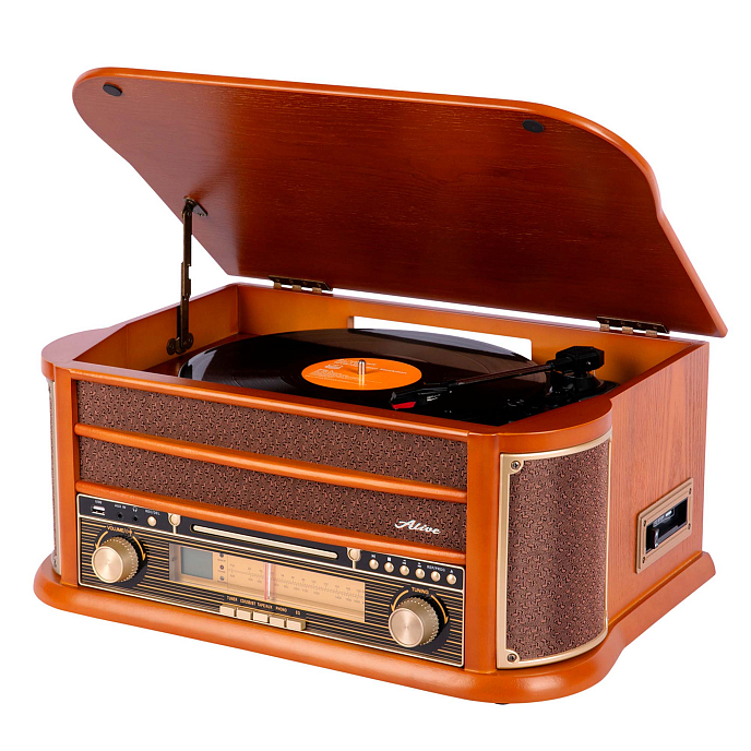 Проигрыватель винила Alive Audio OLDTIMER Wood - рис.2