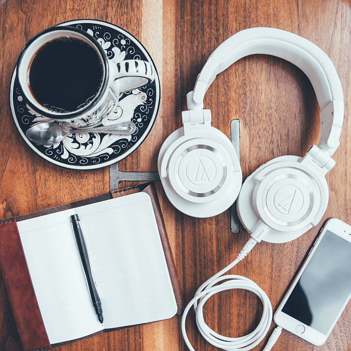 Наушники полноразмерные Audio-Technica ATH-M50xWH White - рис.8