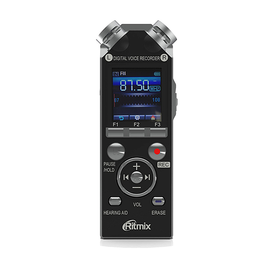 Диктофон Ritmix RR-989 4Gb Black - рис.0