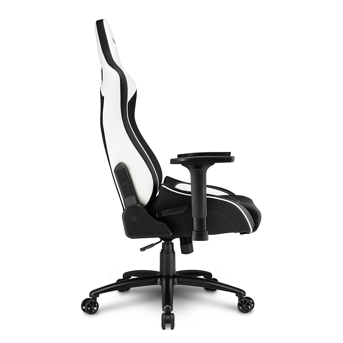 Компьютерное кресло Sharkoon Elbrus 3 White Black - рис.3