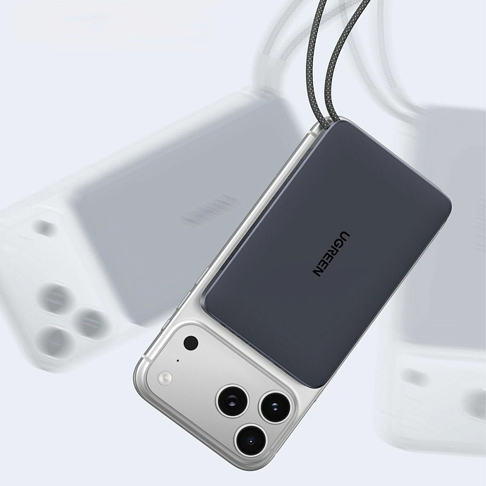 Портативный аккумулятор UGREEN PB773 10000mAh Grey Cosmos - рис.3