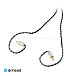 Кабель Labkable Silver Black Sennheiser IE40 3.5mm 1.2m - рис.2