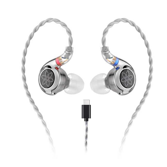 Наушники внутриканальные FiiO FD11 (Type-C) Silver - рис.0