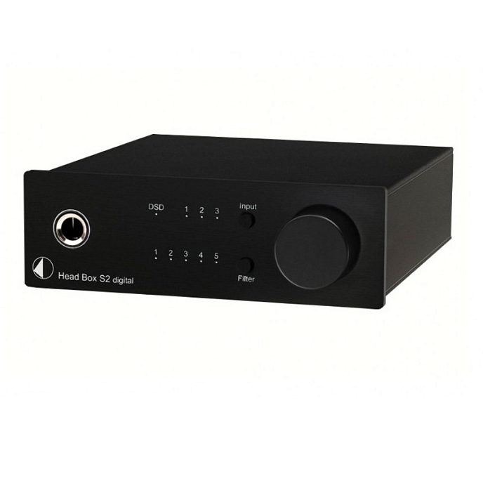 Усилитель для наушников с ЦАП Pro-Ject Head Box S2 Digital Black - рис.0