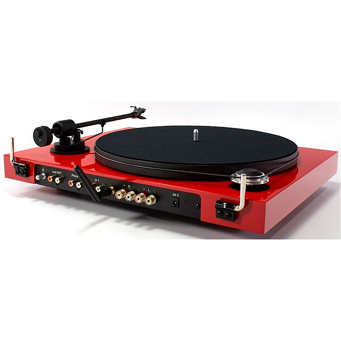 Проигрыватель винила Pro-Ject Set Juke Box E Speaker Box 5 Red - рис.2