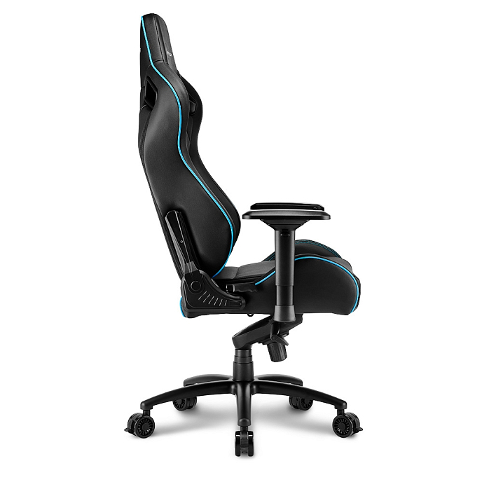 Компьютерное кресло Sharkoon Skiller SGS4 Blue Black - рис.3