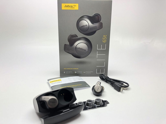 Беспроводные наушники Jabra Elite 65t Titanium Black - рис.3
