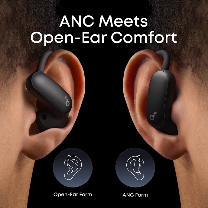 Беспроводные наушники Anker Soudncore AeroFit 2 Pro white tws наушники открытого типа_OpenBox - рис.3