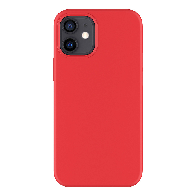 Чехол для смартфонов Deppa Soft Silicone for Apple iPhone 12 Mini Red - рис.3