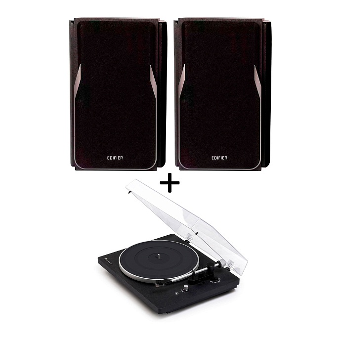 Комплект Edifier R1380T Black + Premiera ECO BT - рис.0