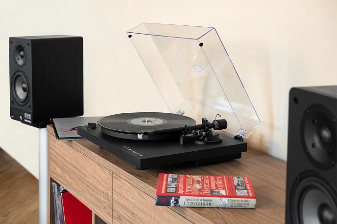 Проигрыватель винила Radiotehnika LP002P black виниловый проигрыватель с фонокорректором (SN 60384596149880091970)_Уценка - рис.13