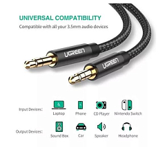 Кабель Ugreen AV112 3.5mm 1 m