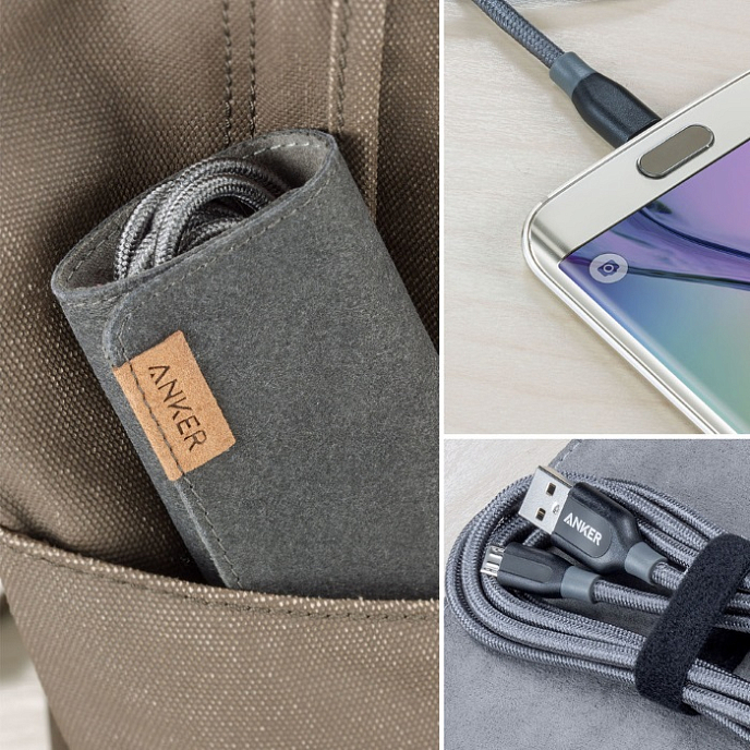 Кабель Anker Powerline+ USB - microUSB 1.8m Grey - рис.4