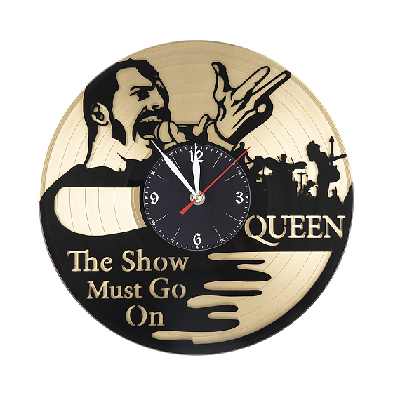 Часы VinylLab Часы из виниловых пластинок Queen - рис.0
