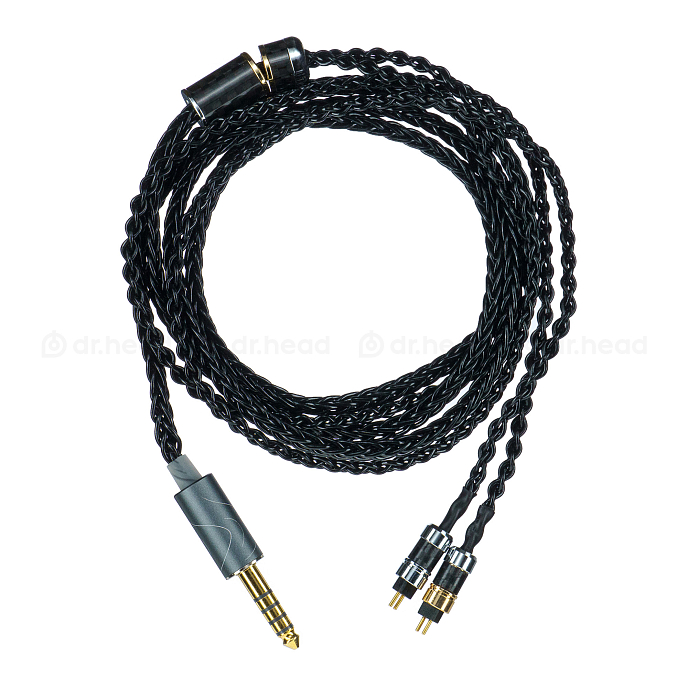 Кабель HeadMade IEM 2-pin - 4.4mm Black 1.2m - рис.0