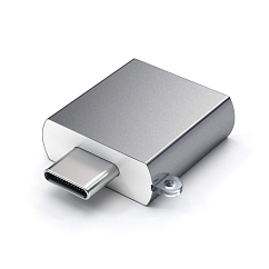Переходник Satechi Aluminum Type-C-USB 3.0 Space Gray