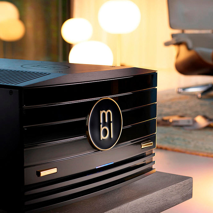 Усилитель мощности MBL 9008 A Mono Stereo Power Amp Piano Black Chrome - рис.4
