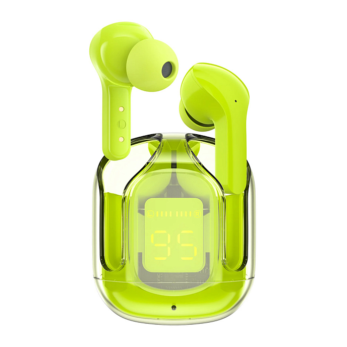 Беспроводные наушники ACEFAST Crystal T6 Green - рис.0