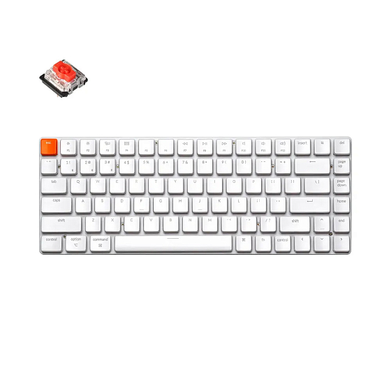 Клавиатура Keychron K3 Gateron Red Switch Grey - рис.0