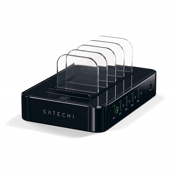 Док-станция Satechi 5-Port USB Charging Station Dock Black - рис.0