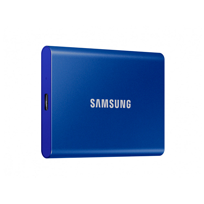 Внешний SSD Samsung T7 MU-PC 1Tb Indigo Blue - рис.1
