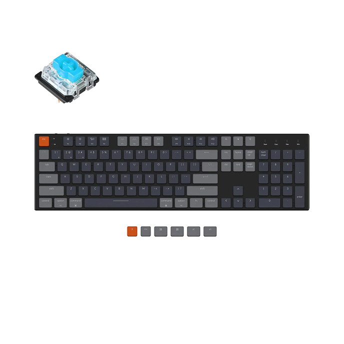 Клавиатура Keychron K5SE-E2 Keychron Optical Blue Switch RGB - рис.0