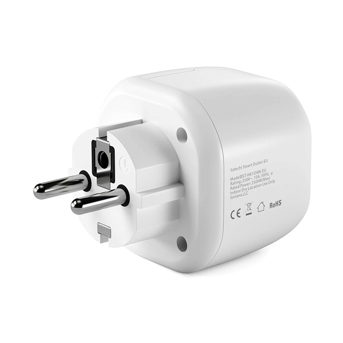 Умная розетка Satechi Homekit Smart Outlet EU White - рис.3