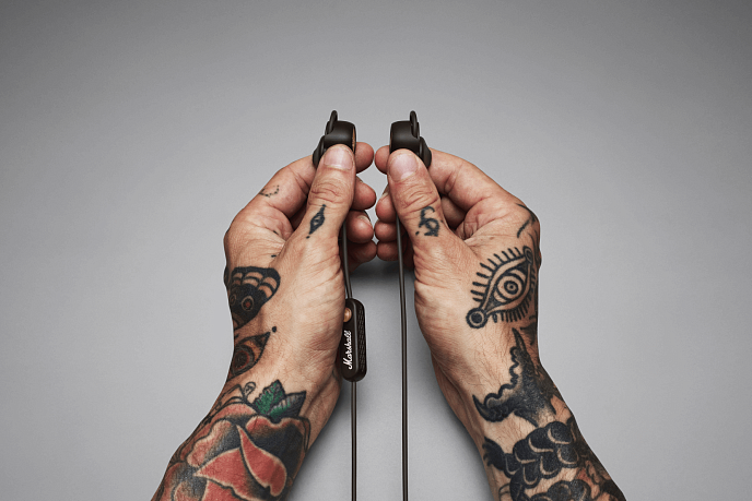 Беспроводные наушники Marshall Minor II Bluetooth White - рис.5