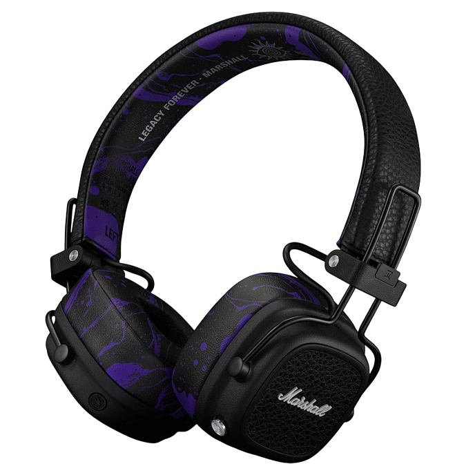 Беспроводные наушники Marshall Major V Hendrix Edition Black Violet - рис.0