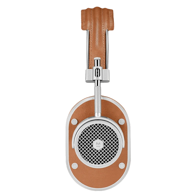 Беспроводные наушники Master & Dynamic MH40 Wireless silver/brown - рис.1