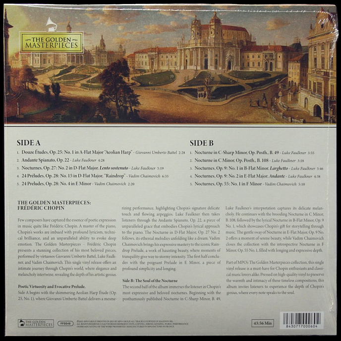 Виниловая пластинка Fredeic Chopin - Golden Masterpieces - LP - рис.1
