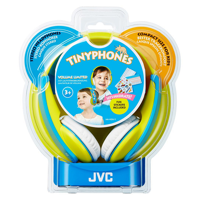 Наушники накладные JVC HA-KD5-Y-EF Yellow Blue - рис.1