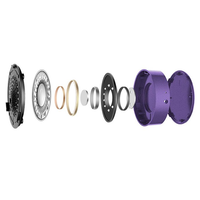 Беспроводные наушники Bluedio Vinyl Premium Purple - рис.3