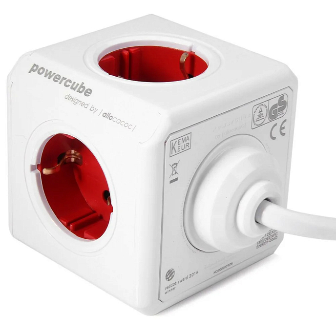Сетевой фильтр Allocacoc Extended Red 3.0m - рис.3