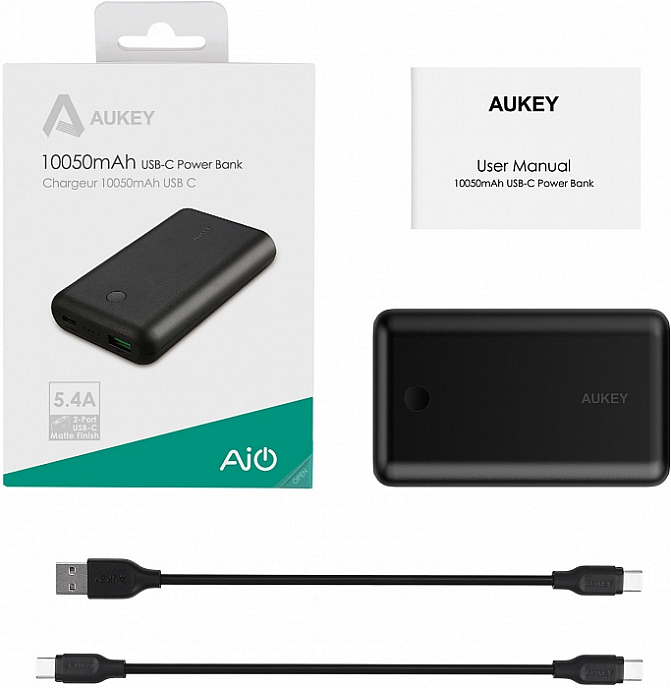 Внешний аккумулятор Aukey Force Series USB-C PB-BY10 10050 mAh - рис.7