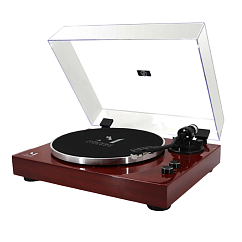 Проигрыватель винила Music Public Kingdom TT53AT red wood виниловый проигрыватель (SN TT53ATRWX20240900273)_Уценка