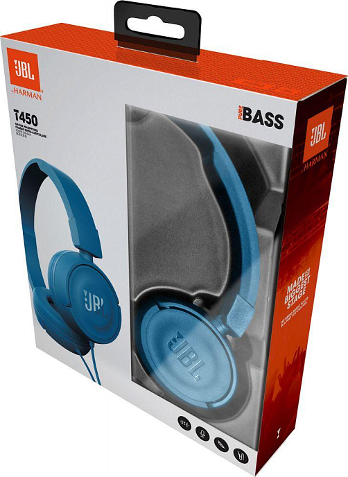 Наушники JBL T450 Blue - рис.7