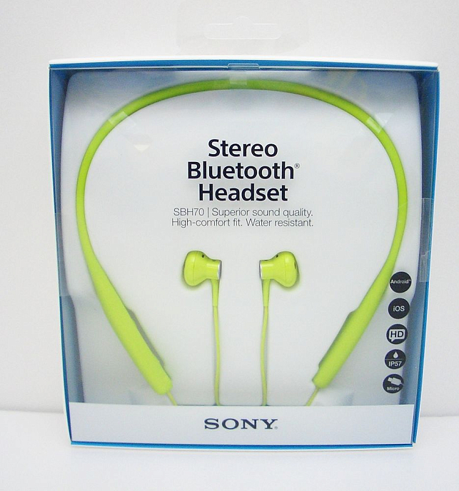 Беспроводные наушники Sony SBH70 Lime - рис.3