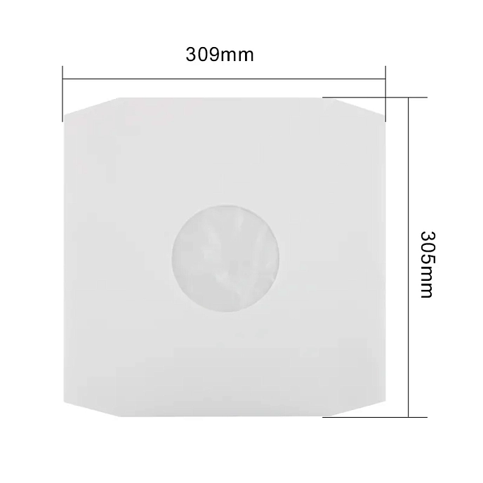Конверт для пластинок внутренний Alive Audio AA-ACC-SLPINW white - рис.3