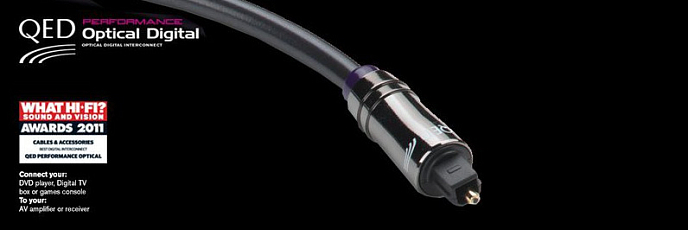 Кабель QED Performance Optical Graphite Toslink - Toslink 2m - рис.1
