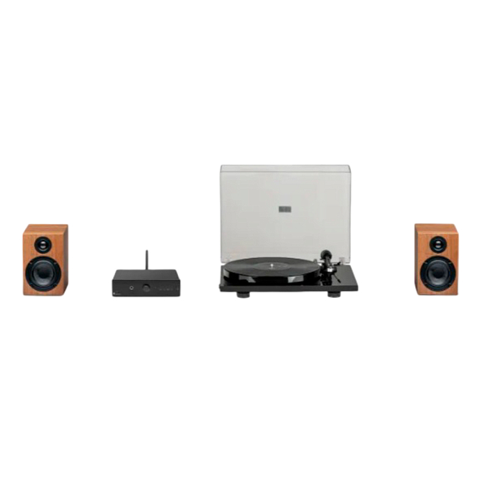Проигрыватель винила Pro-Ject Stereo Set E Phono Black/Walnut - рис.0
