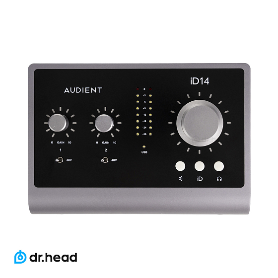 Купить аудиоинтерфейс Audient iD14 MKII Black по цене от 18900 руб ...