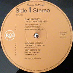 Виниловая пластинка Elvis Presley – The 50 Greatest Hits - 3LP